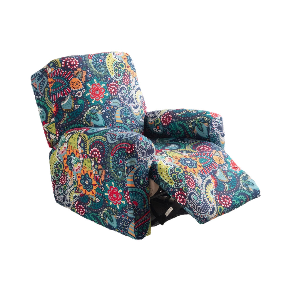 (Paisley) Full Wrap Style Reclining Chair Protector Velvet Armchair Cover 4-image-OPC-PM8KTX7-NEW
