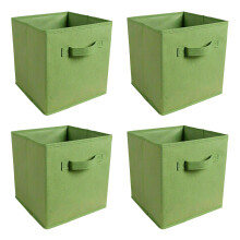 (Sub green) 4X Foldable Storage Collapsible Box