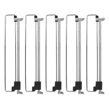 5Pcs Cabide Telescópico Ajustável Para Guarda-Roupa De