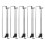 5Pcs Cabide Telescópico Ajustável Para Guarda-Roupa De 1
