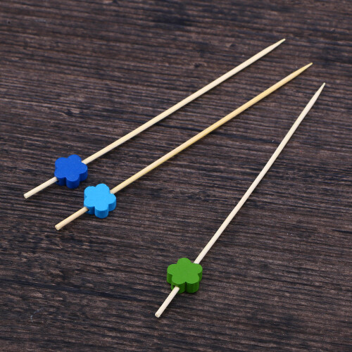 100 Unidades 12 Cm Para Cocktail Com De Flores 2