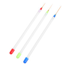 3 Unidades Para Nail Art Com Ponteira De Desenho (Branca)