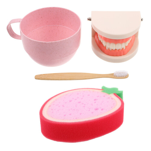 4Pcs Conjunto Para Escovação Infantil 1