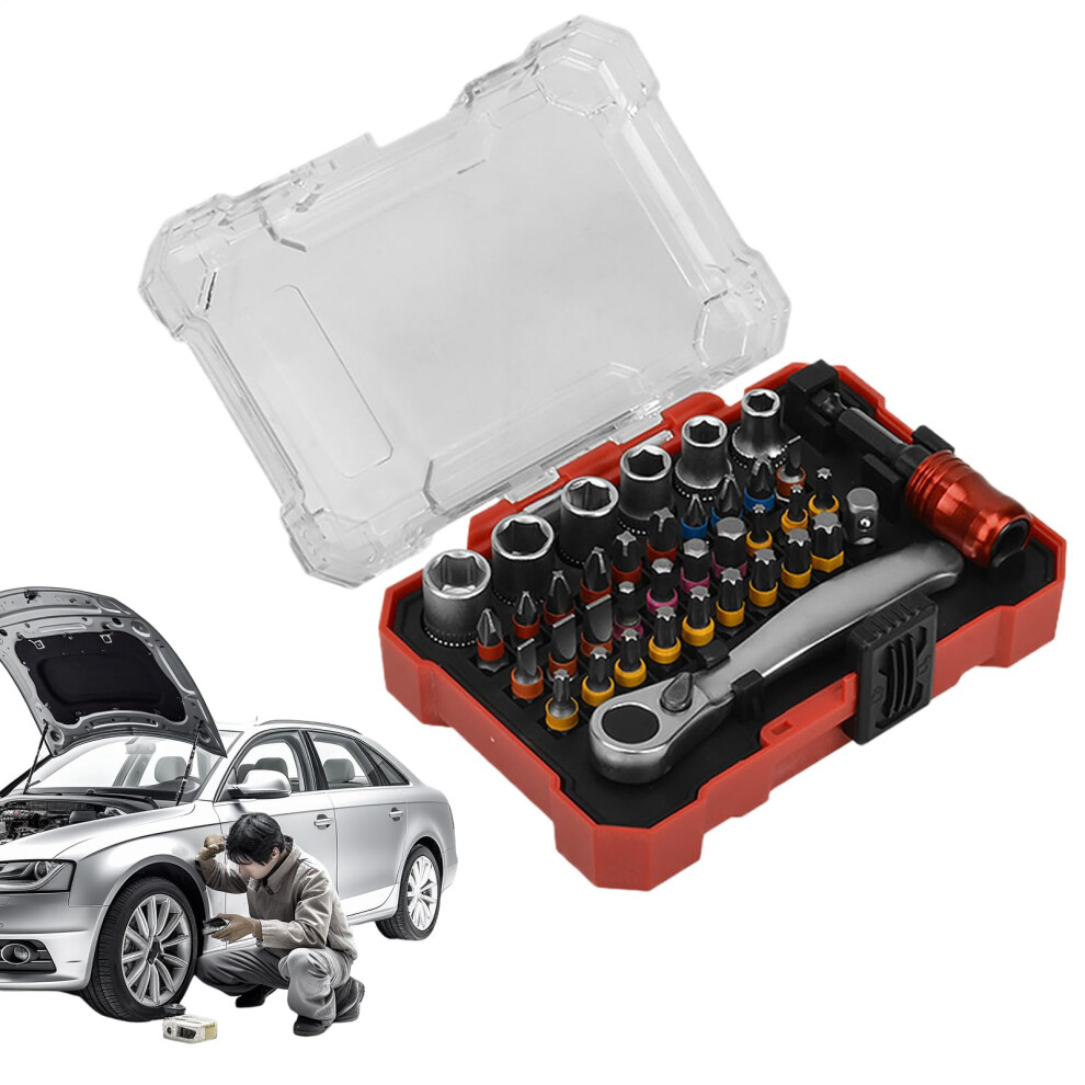 Ratcheting Screwdriver Set, Hvac Electrician Tool Kit, Automotive And Motorcycle Repair, Precision Multi Tool Wrench 9016109421609