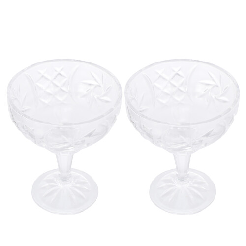 2 Unidades Vasos De Vidrio Para Y Transparentes