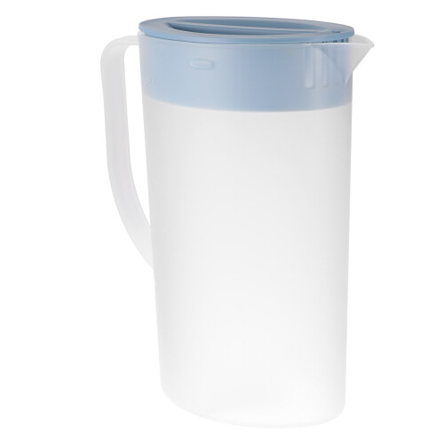1.6L Water Jug Heat Resistant With Lid Blue