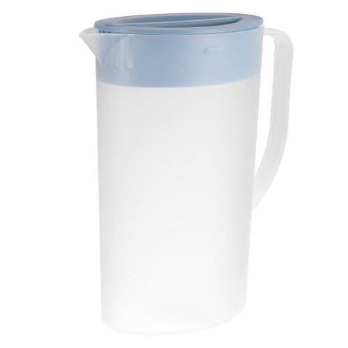 1.6L Water Jug Heat Resistant With Lid Blue 2