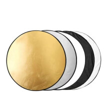 5 in 1 Round Portable Reflector 110cm Outdoor Multi-Color Collapsible Diffuser For Studio Photography Lighting