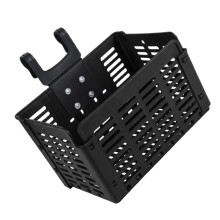Foldable Bike Basket Front Mount Storage Basket For Commuting And Shopping Easy Installation Stable