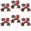 30Pcs Graduation Party Cake Toppers Assorted Color Cupcake Picks 1