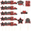 30Pcs Graduation Party Cake Toppers Assorted Color Cupcake Picks 9