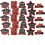 30Pcs Graduation Party Cake Toppers Assorted Color Cupcake Picks 6