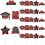 30Pcs Graduation Party Cake Toppers Assorted Color Cupcake Picks 7