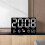 Pressure Sensing Clock With Five-Level Brightness, Temperature And Humidity Sensor, Weather Clock, Plastic, White 5