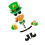 St Patricks Day Leprechaun Glass Sticker Self Adhesive Window Decal 1