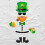 St Patricks Day Leprechaun Glass Sticker Self Adhesive Window Decal 6