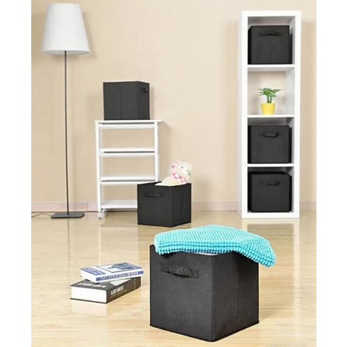 AINPECCA (Black) 4X Foldable Storage Collapsible Box Home 1
