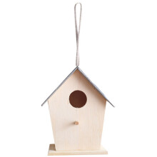 1Decoratief Vogelhuis Met Ophangkoord Voor