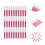 4 Ensembles/40 Pièces Colle Adhésive Pour Nail Art 3