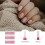 4 Ensembles/40 Pièces Colle Adhésive Pour Nail Art 11