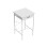Living And Home 102.5cm Tall Bar Table with Charging Station, White 3