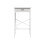 Living And Home 102.5cm Tall Bar Table with Charging Station, White 4