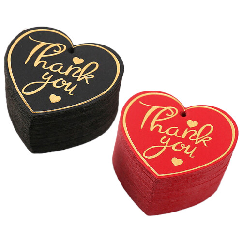 200 Pcs Heart Tag Shaped Tags Special Gift Attachment Bride 2