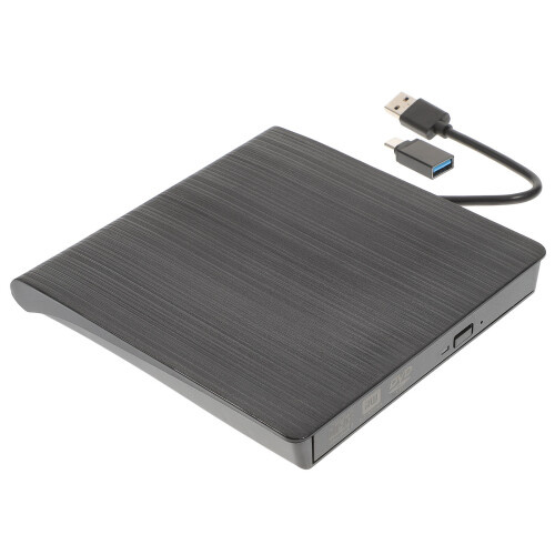 Esterno Per Cd Dvd Rw Masterizzatore Nero