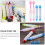 Penna Cioccolato In Silicone 4 Pezzi Per Decorare Torte 11