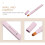 Lip Gloss Brush Applicateur Double Embout 8