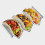 4 Pezzi Supporti Per Taco In Acciaio Forma W 11