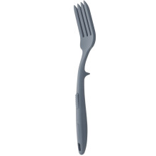Dark Blue Silicone Pasta Fork For Cooking And Serving