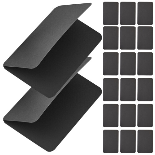 100Pcs Black Blank Greeting Multipurpose Kraft Paper