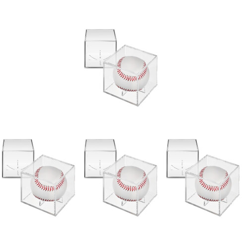 8 Espositore Scatola Archiviazione Trasparente Per Baseball 1