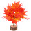 4 Pezzi Bonsai Acero Artificiale Albero Autunnale 1