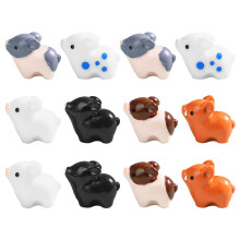 12St Mini Resin Varkens Voor Tuinornament En Creatieve DIY Decoratie