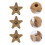 3Stk Holz Zahnputzhalter Pentagram Design Bad Organizer 11