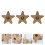 3Stk Holz Zahnputzhalter Pentagram Design Bad Organizer 10