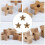 3Stk Holz Zahnputzhalter Pentagram Design Bad Organizer 6