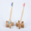 3Stk Holz Zahnputzhalter Pentagram Design Bad Organizer 5