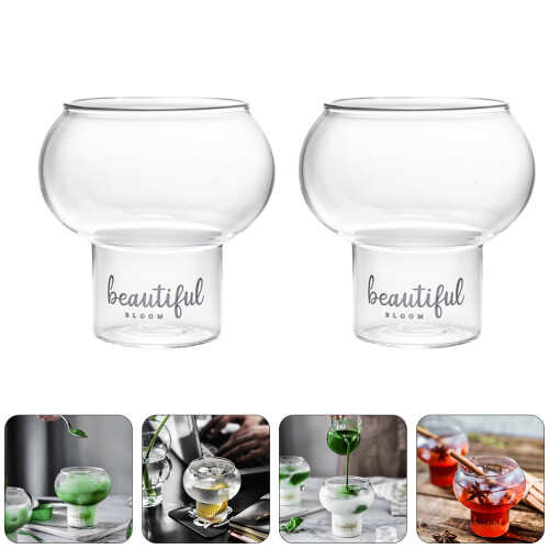 2 Pezzi Per Cocktail, Pudding, Dessert E Yogurt Trasparenti 2