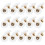 200 Pezzi Inserti Per Fermagli Metallici Stopper A 1