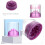 1Nail Drill Bit Organizer PP Plastic Opbergdoos Transparant Voor Thuis 9