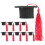 10 Pezzi Mini Laurea Toppers Per Bottiglie Vino 9