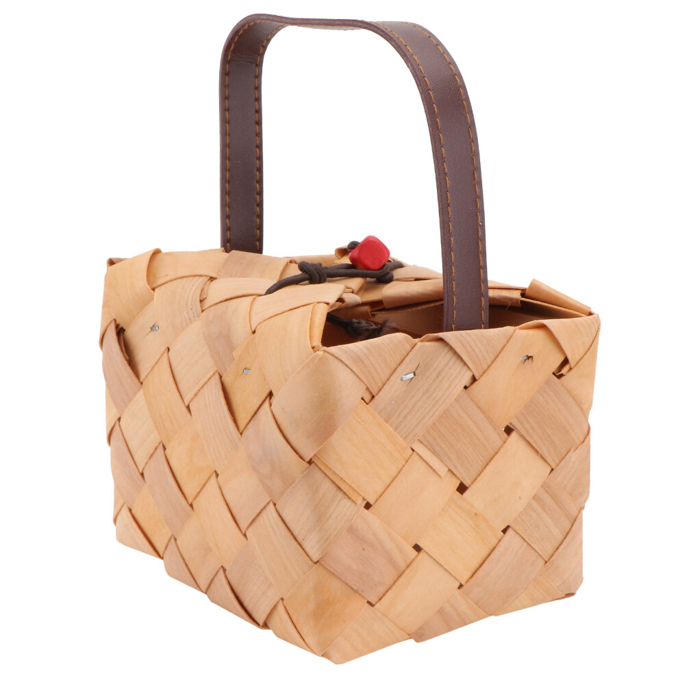 Sztuka RęCznie Pleciony Koszyk Na Do Przechowywania-image