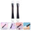 2Pcs Face Mask Brush Portable Black Silicone Mud Mask Applicator Set 6