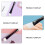 2Pcs Face Mask Brush Portable Black Silicone Mud Mask Applicator Set 8