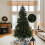 Living And Home 6FT/1.8M Artificial Christmas Tree with Foldable Metal Stand 4