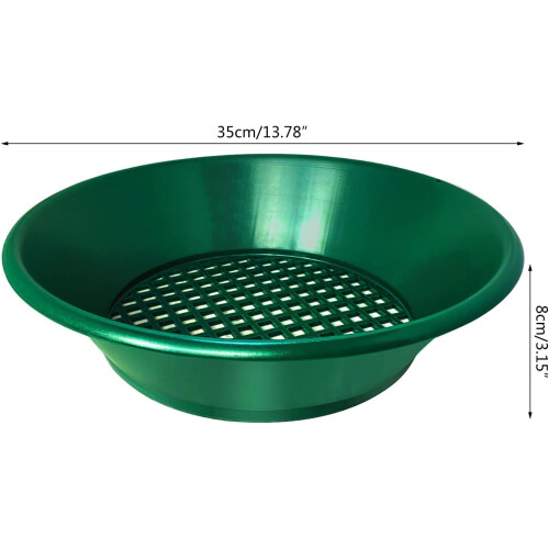 Metal Detecting Tool Sifting Pan 14 Inch Stackable Sieve for Metal Detecting Tools and Digging Accessories 1