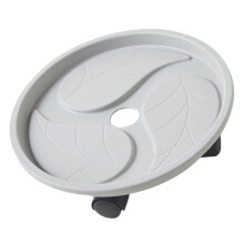 2 Pcs Tabuleiro Panela Base Redonda Para Planta Casa